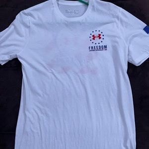 Under Armour Red White and Blue Freedom Shirt (Medium)